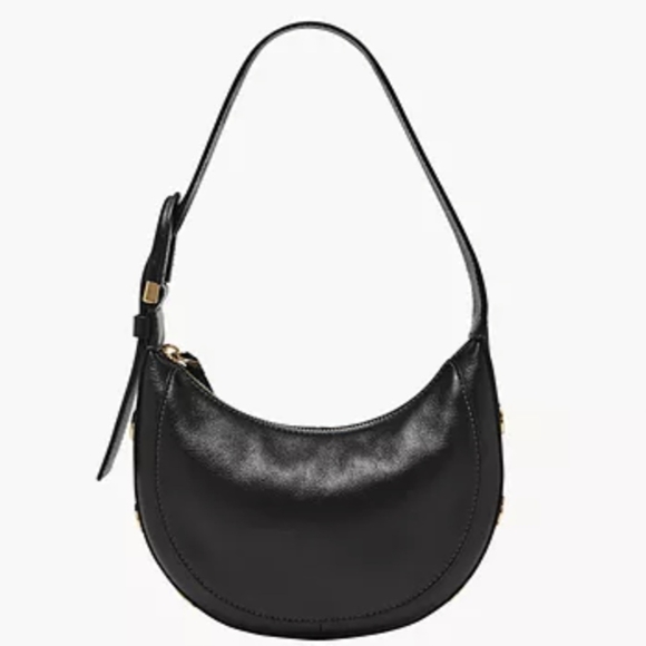 FOSSIL Harwell Crescent Hobo Black Bag - Picture 9 of 10